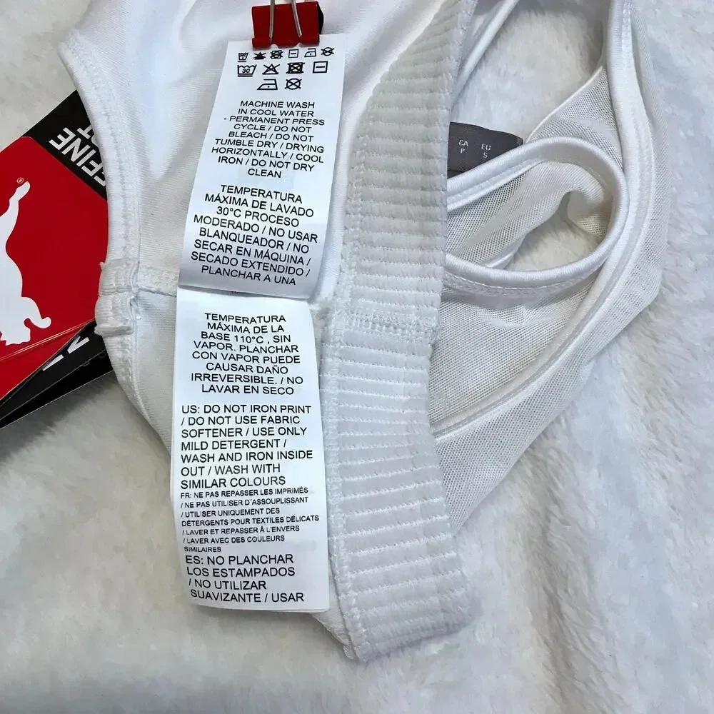 Puma NWT White Sports Bra Women S